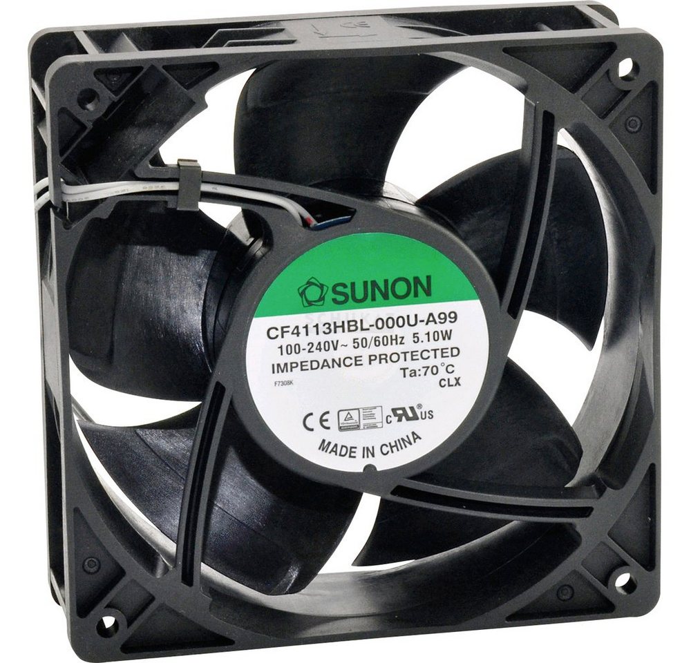 Sunon Gehäuselüfter Sunon CF4113HBL-000U-A99 Axiallüfter 230 V/AC 185.14 m³/h (L x B x H) von Sunon