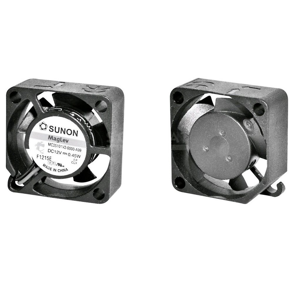 Sunon Gehäuselüfter Sunon MF25101V11000UA99 Axiallüfter 12 V/DC 6.45 m³/h (L x B x H) 25 x von Sunon