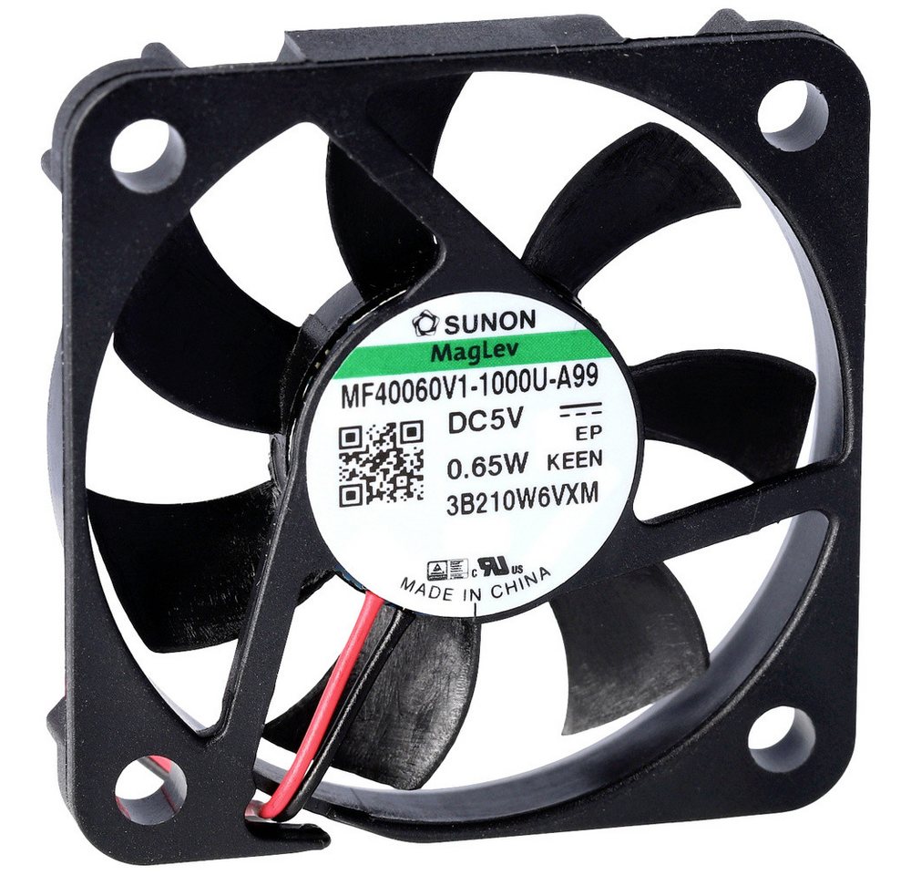 Sunon Gehäuselüfter Sunon MF40060V2-1000U-A99 Axiallüfter 5 V/DC 9.34 m³/h (L x B x H) 6 x von Sunon