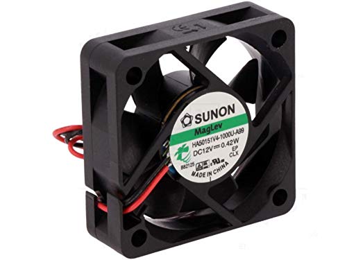 Sunon Lüfter 50x50x15mm HA50151V4-A99 DC 12V 3200 U/min 16dBA Vapolager 2 Litzen von Sunon