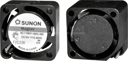 Sunon MF17080V11000UA99 Axiallüfter 5 V/DC 1.52 m³/h (L x B x H) 17 x 17 x 8mm von Sunon