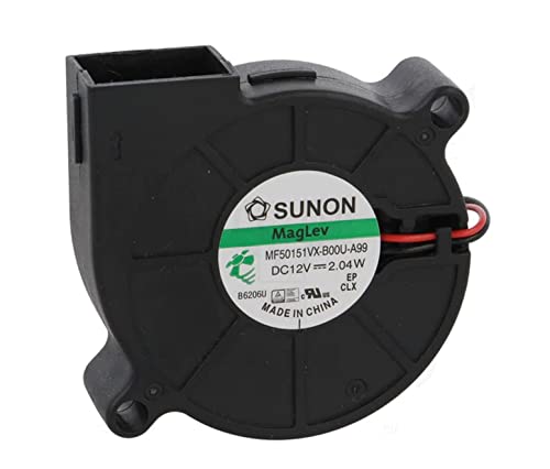 Sunon Radial Lüfter 50x50x15mm MF50151VX-A99 DC 12V 6000 U/min 42dBA Vapolager 2 Litzen von Sunon