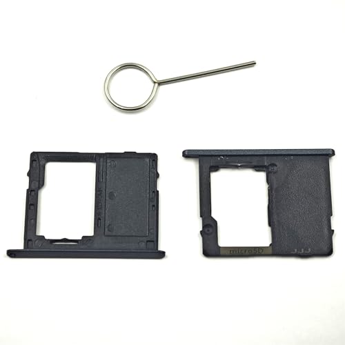 2 Stück Schwarz SIM Tray Ersatz für Samsung Galaxy Tab A 10.1 (2019) SM-T515 mit SIM-Auswurfwerkzeug von Sunrise glow