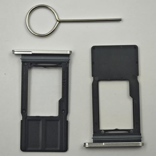 2 Stück Silber SIM Tray Ersatz für Samsung Galaxy Tab S9 FE+ SM-X610 mit SIM-Auswurfwerkzeug 2 Stück Silber SIM Tray Ersatz für Samsung Galaxy Tab S9 FE+ SM-X610 mit SIM-Auswurfwerkzeug von Sunrise glow