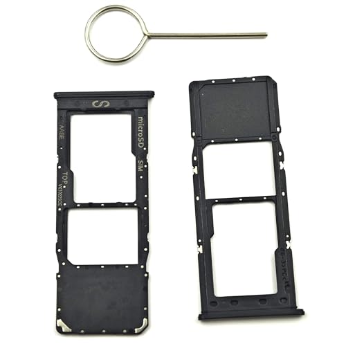 2 Stück Single Black SIM Tray Ersatz für Samsung Galaxy A12 SM-A125F/DSN mit SIM-Auswurfwerkzeug 2 Stück Single Black SIM Tray Ersatz für Samsung Galaxy A12 SM-A125F/DSN mit SIM-Auswurfwerkzeug von Sunrise glow