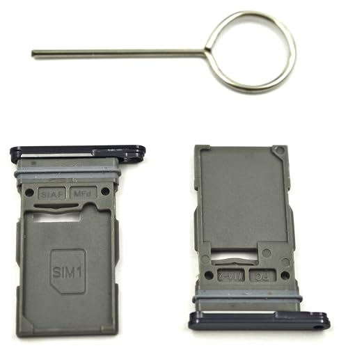 2 Stück Single Black SIM Tray Ersatz für Samsung Galaxy S23 SM-S911B mit SIM-Auswurfwerkzeug von Sunrise glow