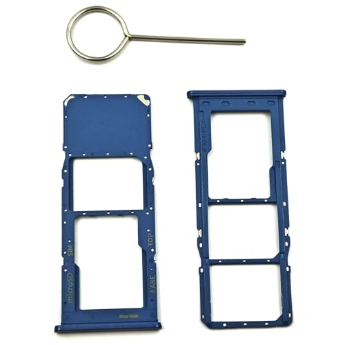 2 Stück Single Blue SIM Tray Ersatz für Samsung Galaxy A12 SM-A125F/DSN mit SIM-Auswurfwerkzeug 2 Stück Single Blue SIM Tray Ersatz für Samsung Galaxy A12 SM-A125F/DSN mit SIM-Auswurfwerkzeug von Sunrise glow