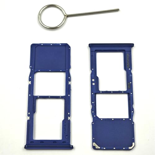 2 Stück Single Blue SIM Tray Ersatz für Samsung Galaxy A70 SM-A705F mit SIM-Auswurfwerkzeug 2 Stück Single Blue SIM Tray Ersatz für Samsung Galaxy A70 SM-A705F mit SIM-Auswurfwerkzeug von Sunrise glow