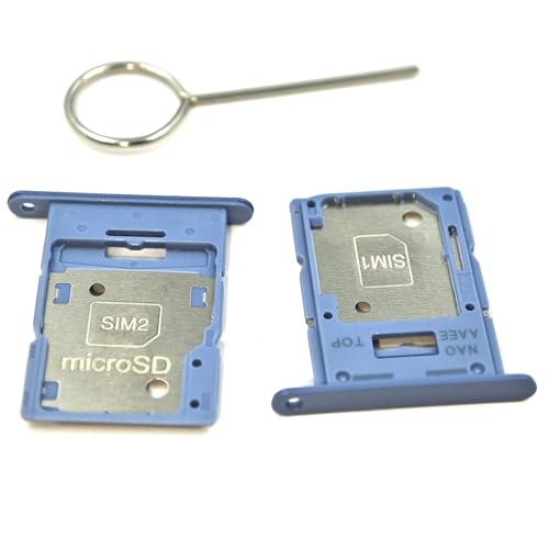 2 Stück Single Blue SIM Tray Ersatz für Samsung Galaxy F15 SM-E156B mit SIM-Auswurfwerkzeug 2 Stück Single Blue SIM Tray Ersatz für Samsung Galaxy F15 SM-E156B mit SIM-Auswurfwerkzeug von Sunrise glow