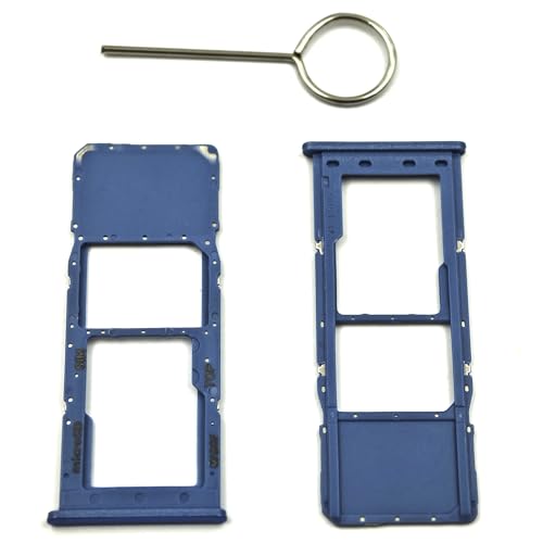 2 Stück Single Blue SIM Tray Ersatz für Samsung Galaxy M12 SM-M127F/DSN mit SIM-Auswurfwerkzeug 2 Stück Single Blue SIM Tray Ersatz für Samsung Galaxy M12 SM-M127F/DSN mit SIM-Auswurfwerkzeug von Sunrise glow
