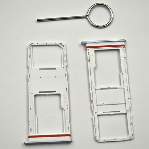 2 Stück Single Silber SIM Tray Ersatz für Samsung Galaxy A05 SM-A055F mit SIM-Auswurfwerkzeug 2 Stück Single Silber SIM Tray Ersatz für Samsung Galaxy A05 SM-A055F mit SIM-Auswurfwerkzeug von Sunrise glow