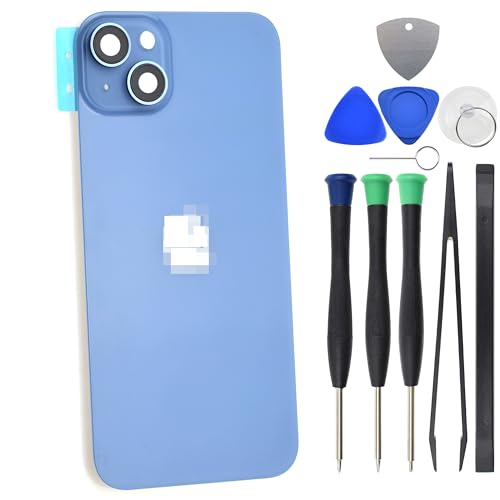 Blaues Rückglas für iPhone 14 mit rückseitiger Abdeckungshalterung und Kameraglaslinse und NFC Blaues Rückglas für iPhone 14 mit rückseitiger Abdeckungshalterung und Kameraglaslinse und NFC von Sunrise glow