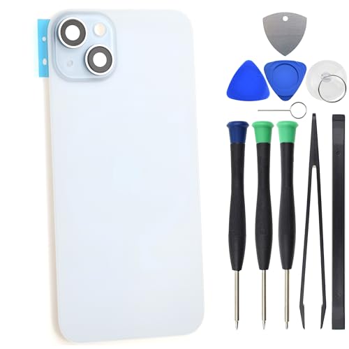 Blaues Rückglas für iPhone 15 Plus mit rückseitiger Abdeckungshalterung und Kameraglaslinse und NFC Blaues Rückglas für iPhone 15 Plus mit rückseitiger Abdeckungshalterung und Kameraglaslinse und NFC von Sunrise glow