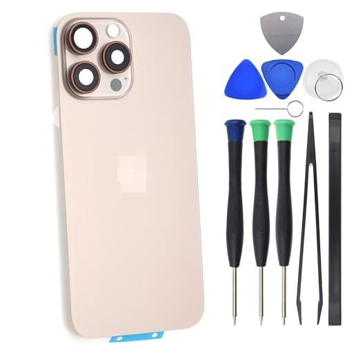 Desert Titanium Rückglas für iPhone 16 Pro Max mit rückseitiger Abdeckung Halterung und Kameraglaslinse und NFC Desert Titanium Rückglas für iPhone 16 Pro Max mit rückseitiger Abdeckung Halterung und Kameraglaslinse und NFC von Sunrise glow