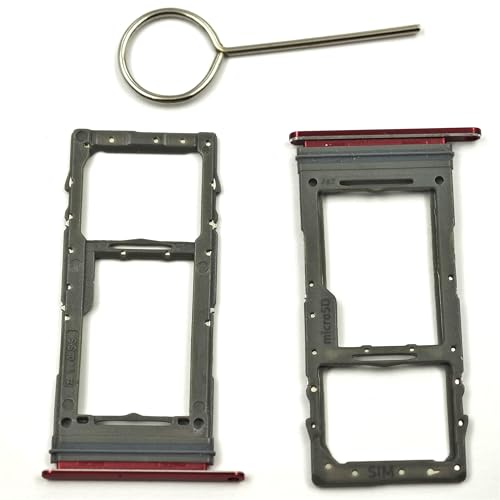 Ersatz-SIM-Tablett für Samsung Galaxy Note 10 Lite SM-N770F, mit SIM-Auswurfwerkzeug, Rot, 2 Stück Ersatz-SIM-Tablett für Samsung Galaxy Note 10 Lite SM-N770F, mit SIM-Auswurfwerkzeug, Rot, 2 Stück von Sunrise glow