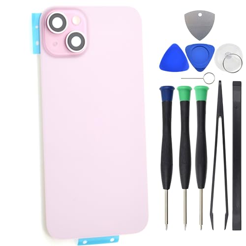 Rosa Rückglas für iPhone 15 Plus mit rückseitiger Abdeckung Halterung und Kamera-Glaslinse und NFC Rosa Rückglas für iPhone 15 Plus mit rückseitiger Abdeckung Halterung und Kamera-Glaslinse und NFC von Sunrise glow