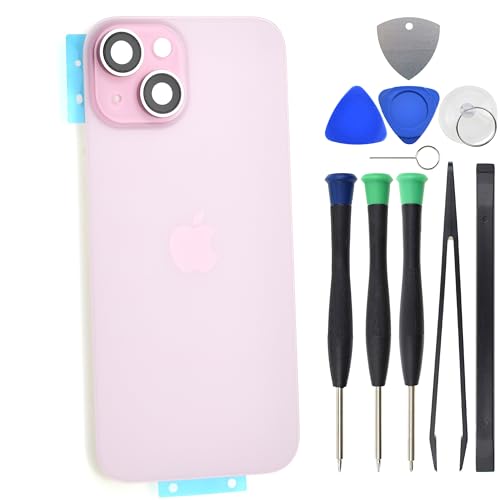Rosa Rückglas für iPhone 15 mit rückseitiger Abdeckung Halterung und Kamera-Glaslinse und NFC Rosa Rückglas für iPhone 15 mit rückseitiger Abdeckung Halterung und Kamera-Glaslinse und NFC von Sunrise glow