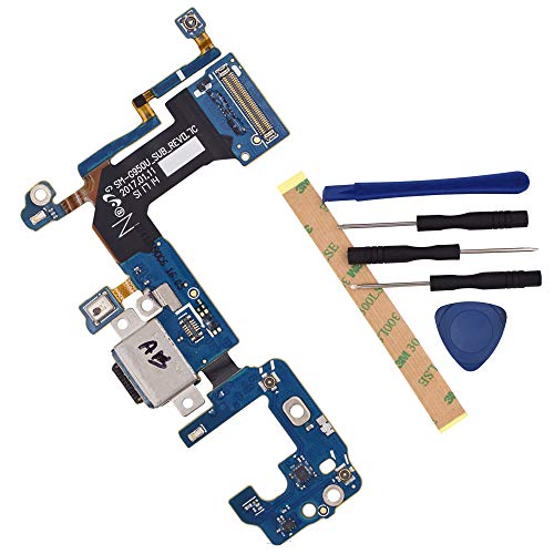 SM-G950U USB-Ladegerät, kompatibel mit Samsung Galaxy S8, USB-Ladeanschluss, Flexkabel, SM-G950U, USB-Buchse, Flexkabel (mit Mikrofon, Flexkabel und Werkzeug), SM-G950U von Sunrise glow