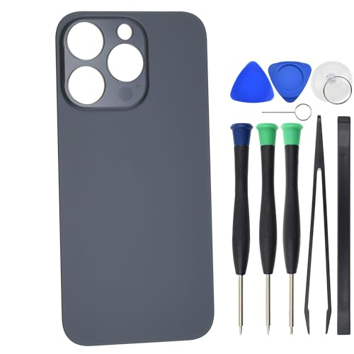 Sunrise glow Glasrückseite Reparaturteil für iPhone 14 Pro A2890 mit Werkzeugset und vorgeschnittenem Kleberaum, Schwarz Sunrise glow Glasrückseite Reparaturteil für iPhone 14 Pro A2890 mit Werkzeugset und vorgeschnittenem Kleberaum, Schwarz von Sunrise glow