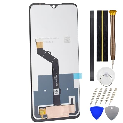 Vollbild-Ersatz für Nokia 7.2 6.2 TA-1193 IPS LCD Touch Digitizer Bildschirm Reparaturteil mit Werkzeugset, Schwarz, 16 cm (6,3 Zoll) von Sunrise glow