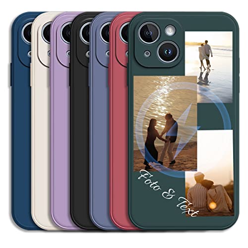 Sunrive Personalisierte Hülle kompatibel mit iPhone 14 15 13 12 Pro Max 11 Mini Xr Xs X 8 7 Plus SE mit MagSafe,Benutzerdefiniert Weicher Etui mit Eigenem 3 Fotos Bild Text Individuelle Schutzhülle Sunrive Personalisierte Hülle kompatibel mit iPhone 14 15 13 12 Pro Max 11 Mini Xr Xs X 8 7 Plus SE mit MagSafe,Benutzerdefiniert Weicher Etui mit Eigenem 3 Fotos Bild Text Individuelle Schutzhülle von Sunrive