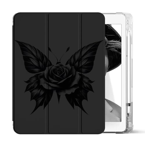 Sunrive Tablet hülle kompatibel mit Xiaomi Mi Pad 5/5 Pro 11" 2021,PU Leder Stoßfeste Etui Trifold Ständer Schutzhülle mit Stifthalter Auto Sleep/Wake-schwarz von Sunrive