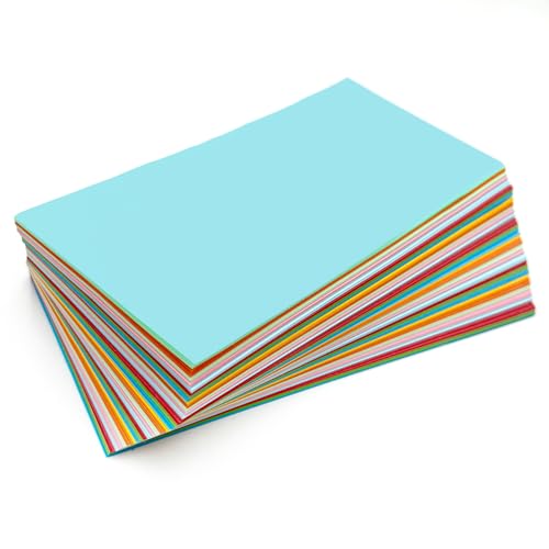 300 Stück Moderationskarten Set Rechteckig, 20x10cm, Präsentationskarten Bunt, Klein, Lehrerbedarf für Präsentation und Vortrag von Sunshine smile