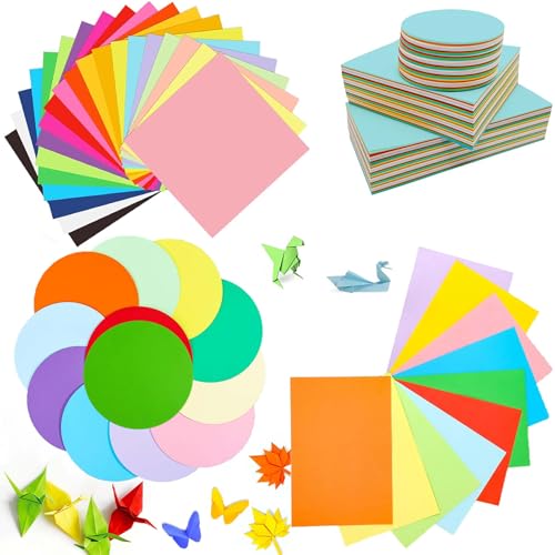 600 Stück Moderationskarten Set,Moderationskarten Oval,Moderationskarten Set Rund,Rechteck Oval Rund Bunte Karten Für Die Metaplankarten Rund,Bunt Lehrerbedarf Für Präsentation Und Vortrag von Sunshine smile