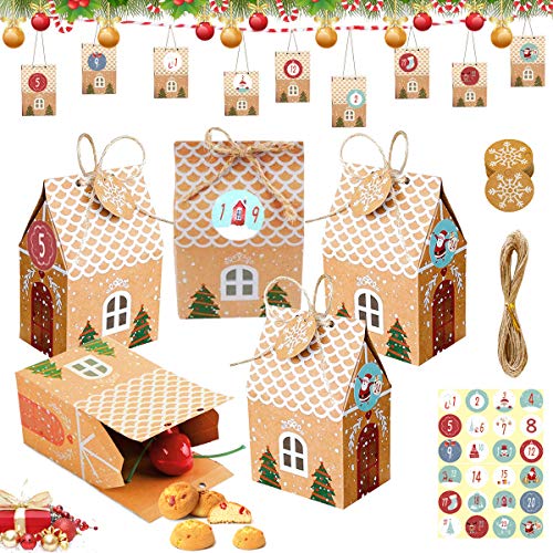 Sunshine smile Weihnachten Geschenkbox,24 pcs verpackung Weihnachten,Geschenkbox Karton,Geschenkbox,Christmas Box, Box,Xmas Gift Box,Weihnachten Geschenkboxen Set von Sunshine smile