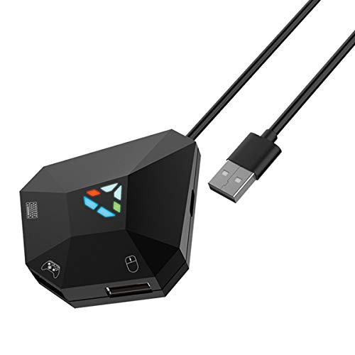 SunshineFace Maus Tastatur Konverter Adapter, PS4 Tastatur und Maus Konverter Adapter Tastatur Zubehör für N-Switch PS3 PS4 Xbox One Xbox 360 von SunshineFace