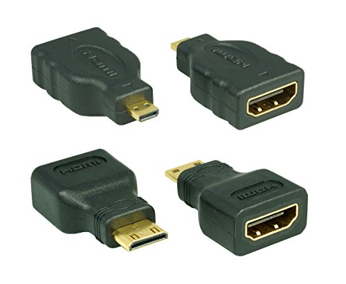SunshineTronic HDMI Adapter Set | 1x Micro HDMI Adapter, 1x mini HDMI Adapter von SunshineTronic