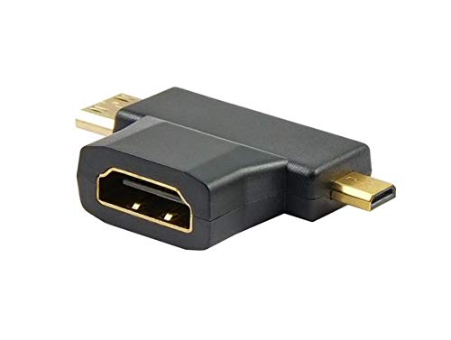 SunshineTronic High Speed HDMI-Adapter 4K (HDMI Buchse auf Mini/Micro HDMI Stecker) von SunshineTronic