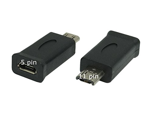 SunshineTronic MHL Micro USB Adapter für Samsung Galaxy S3 / S 4 / Note 2 (5 Pin Buchse auf 11 Pin Stecker) von SunshineTronic
