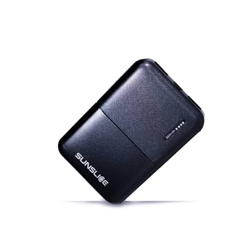 Sunslice | Gravity 5 - Externe Handyakku 5000 mAh, 2X USB-A Anschlüsse (Out), 1x USB-C (in), 10W Ultra Fast Power für alle Smartphones von Sunslice