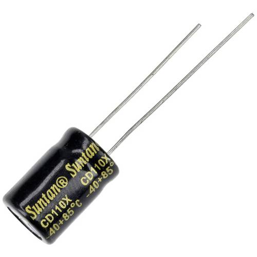 Suntan TS13DE1E221MSB040R Elektrolyt-Kondensator 3.5mm 220 µF 25V 20% (L x B) 12mm x 8mm von Suntan