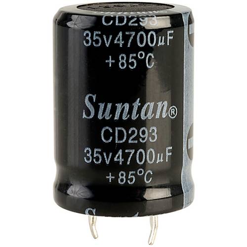 Suntan TS13DP1V472MSB0D0R Elektrolyt-Kondensator 10mm 4700 µF 35V 20% (Ø x H) 22mm x 30mm von Suntan