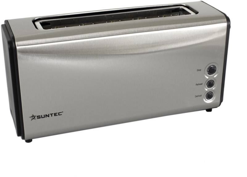 TOA 9578 Langschlitz-Toaster silber von Suntec