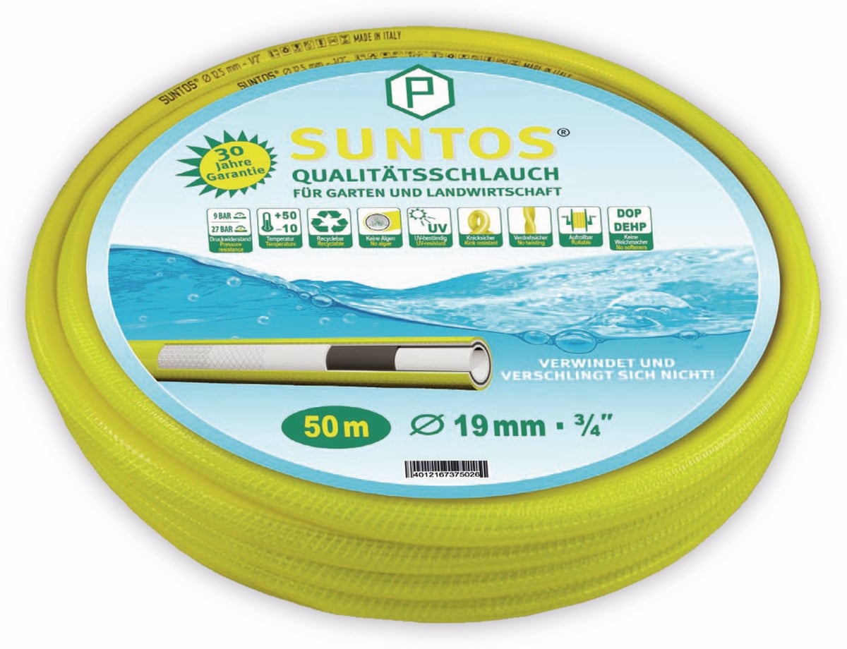 SUNTOS Gartenschlauch, 50 m, 19 mm (3/4") von Suntos