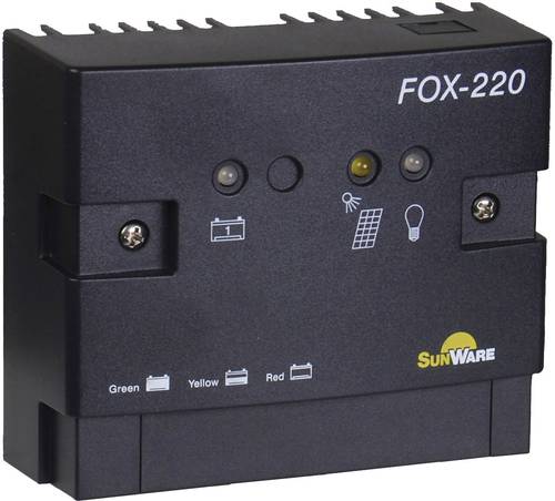 SunWare Fox-220 Laderegler PWM 12 V, 24V 20A von Sunware