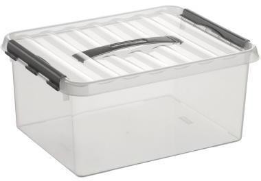 Sunware Aufbewahrungsbox Q-line H6162602 15l Tragegriff tr 128007300 von Sunware