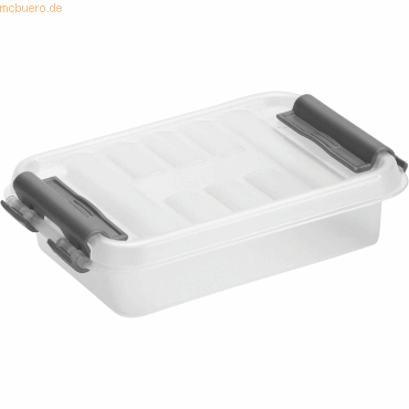 Sunware Aufbewahrungsbox mit Deckel 0,2 Liter Kunststoff 77x30x118mm t von Sunware