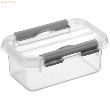 Sunware Aufbewahrungsbox mit Deckel 0,5 Liter Kunststoff 100x63x150mm von Sunware