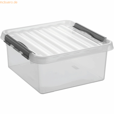 Sunware Aufbewahrungsbox mit Deckel 18 Liter Kunststoff 400x180x400mm von Sunware