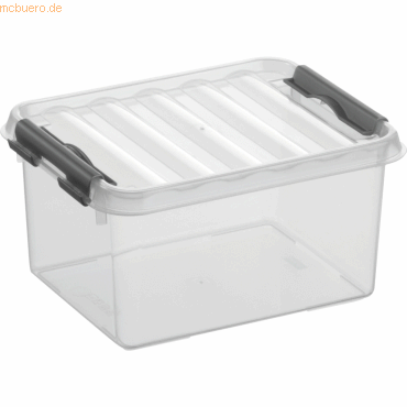 Sunware Aufbewahrungsbox mit Deckel 2 Liter Kunststoff 150x100x200mm t von Sunware