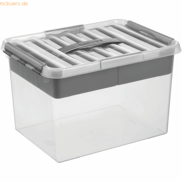 Sunware Aufbewahrungsbox mit Deckel 22 Liter 260x400x300mm transparent Sunware Aufbewahrungsbox mit Deckel 22 Liter 260x400x300mm transparent von Sunware