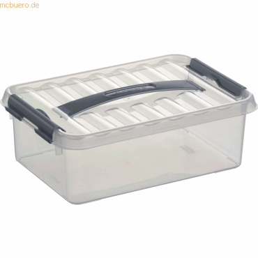 6 x Sunware Aufbewahrungsbox mit Deckel 4 Liter 200x100x300mm transpar 6 x Sunware Aufbewahrungsbox mit Deckel 4 Liter 200x100x300mm transpar von Sunware