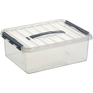 sunware Q-line Aufbewahrungsbox 12,0 l transparent 40,0 x 30,0 x 14,0 cm von Sunware