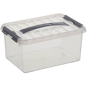 sunware Q-line Aufbewahrungsbox 6,0 l transparent 30,0 x 20,0 x 14,0 cm sunware Q-line Aufbewahrungsbox 6,0 l transparent 30,0 x 20,0 x 14,0 cm von Sunware