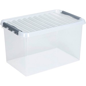 sunware Q-line Aufbewahrungsbox 72,0 l transparent 60,0 x 40,0 x 42,0 cm von Sunware