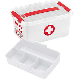 sunware the q-line Erste-Hilfe-Box 6,0 l weiß/rot 30,0 x 20,0 x 14,5 cm sunware the q-line Erste-Hilfe-Box 6,0 l weiß/rot 30,0 x 20,0 x 14,5 cm von Sunware